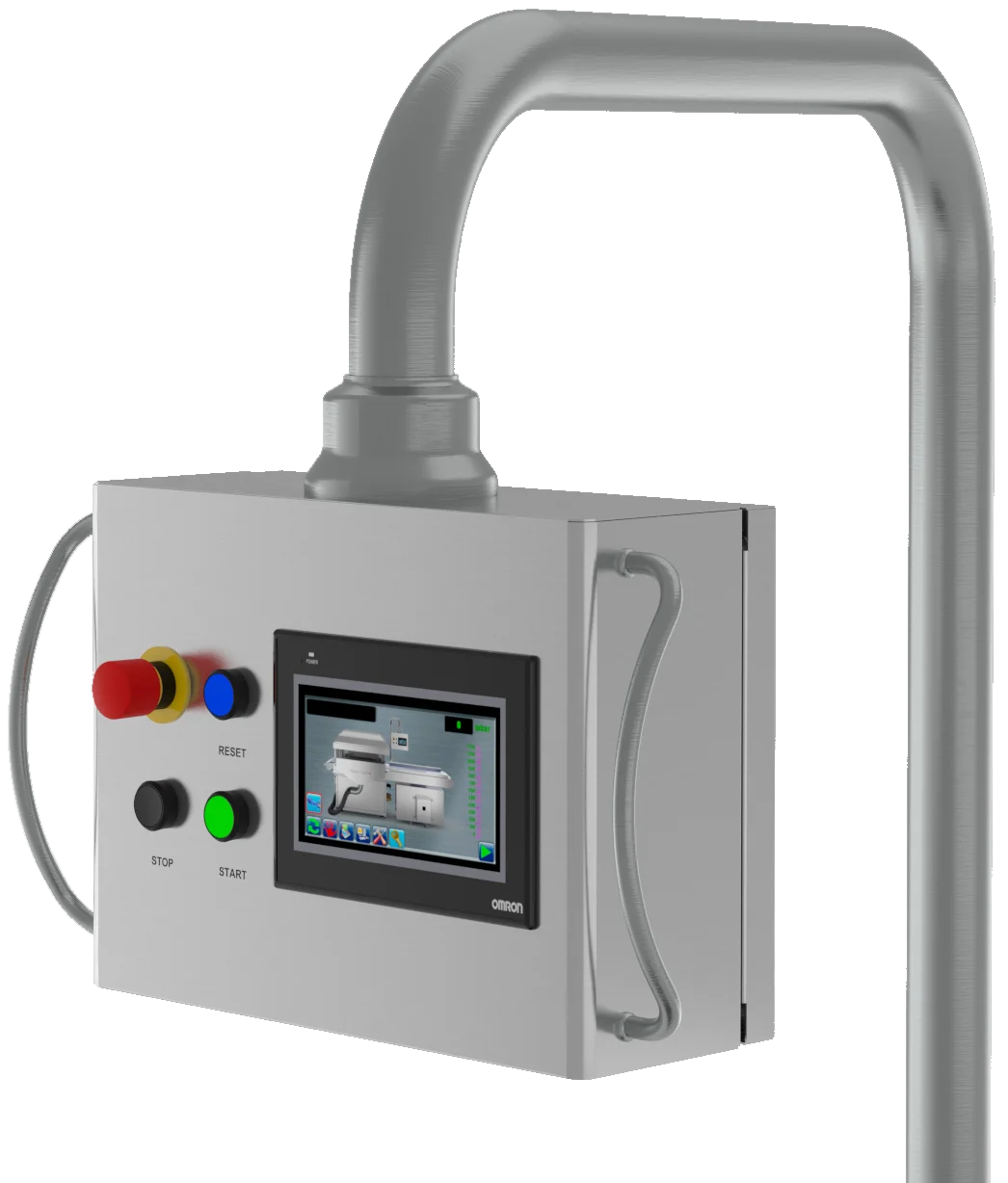 Atlantis 1000-1350 pakkemaskin, berøringspanel - Italianpack - Casy.no