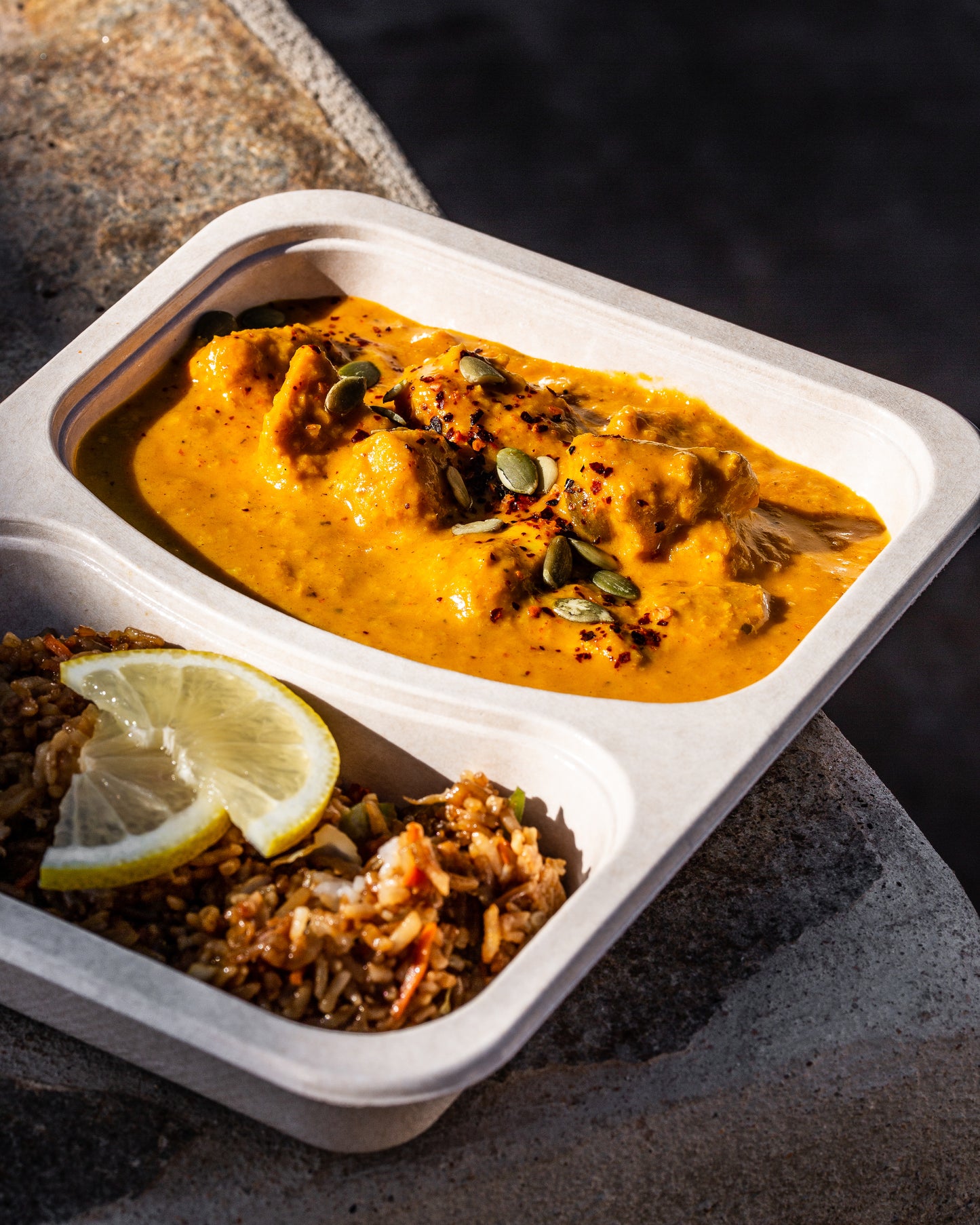 Bagasseskål 2R, 1 liter, nærbilde - Casy - Casy.no