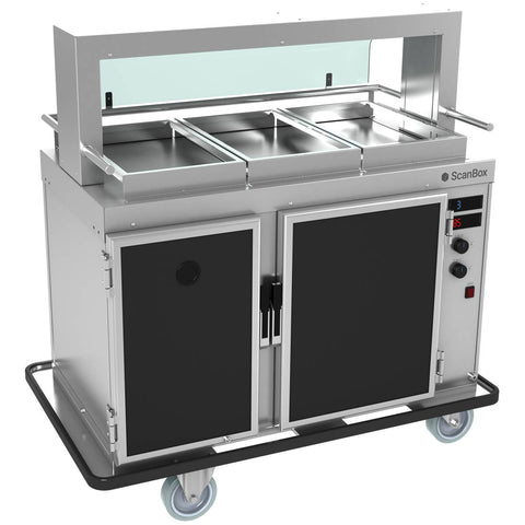 Food2Go transportvogn, Duo AC7+H7 - ScanBox - Casy.no