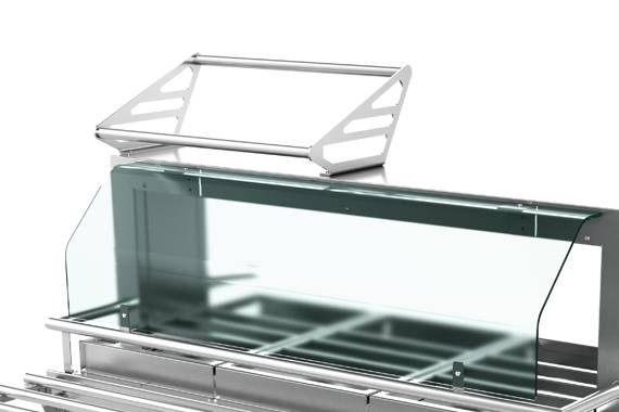 Food2Go Tilbehørsholder, festet på serveringsplattform - ScanBox - Casy.no