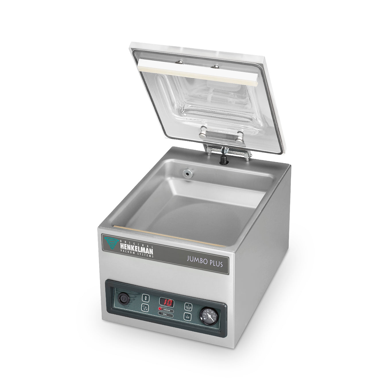 Jumbo Plus vakuummaskin, bordmodell, åpent lokk - Henkelman - Casy.no