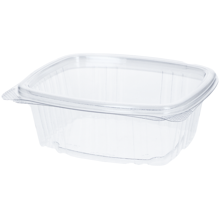 Delikatessebeger 350 ml R-PET med hengslet lokk