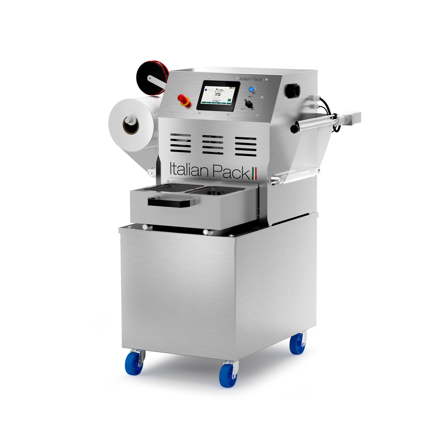 Oceania skålpakkemaskin, automatisk folieoppsamler - Italianpack - Casy.no
