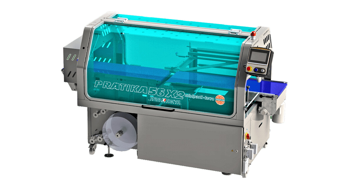 Krympepakker Pratika 56 MPE X2 Inox - Minipack-Torre - Casy.no