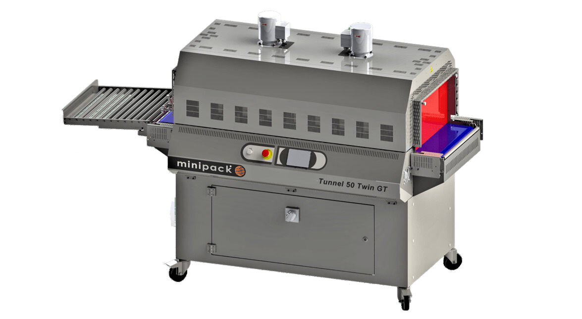 Varmekrympe tunnel Tunnel 50 Twin GT Inox - Minipack-Torres - Casy.no