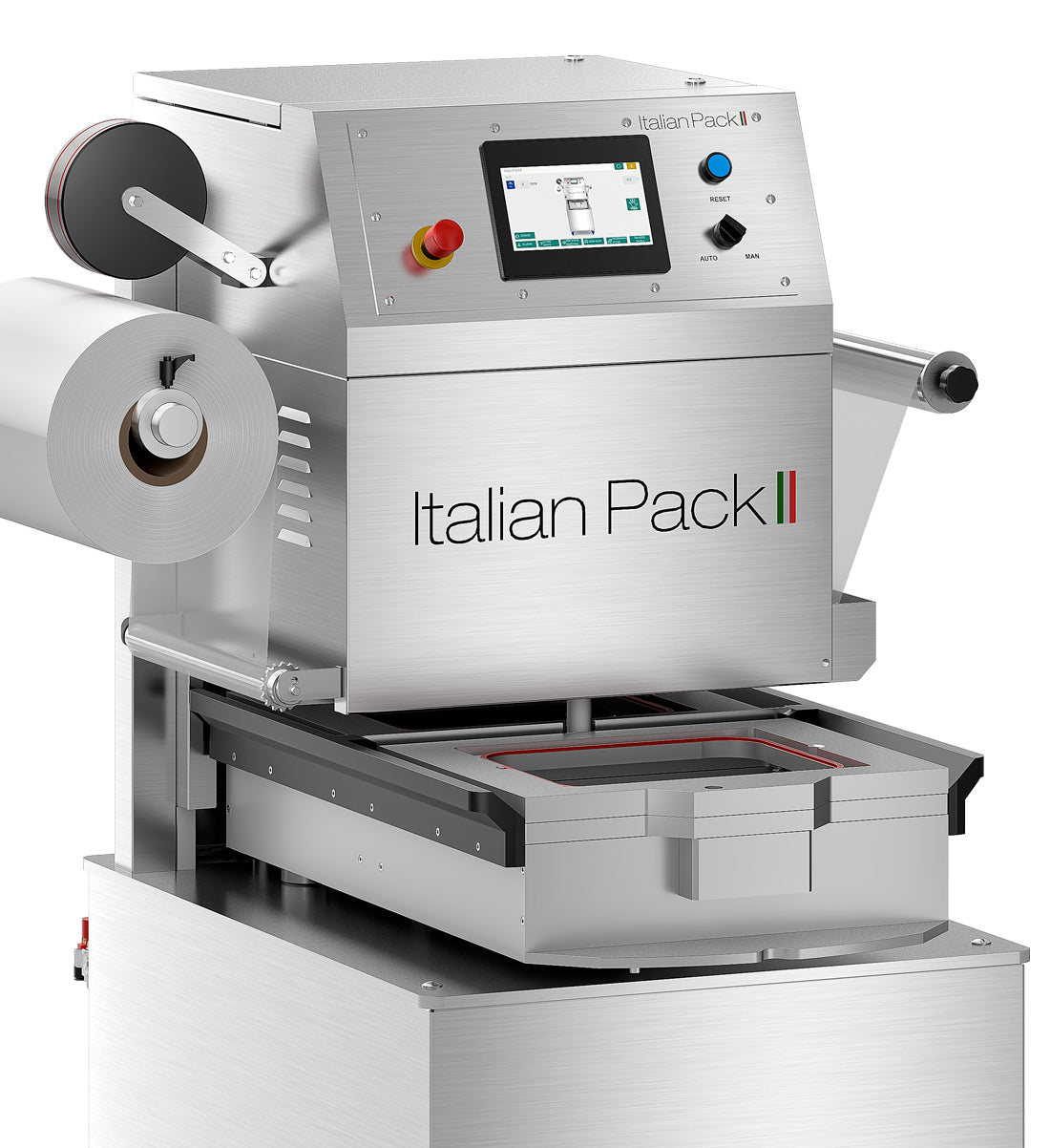 Olympus pakkemaskin, nærbilde - Italianpack - Casy.no