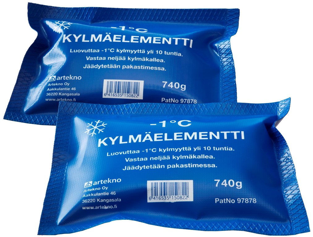 Kjøleelement –1 °C blå - Artekno - Casy.no